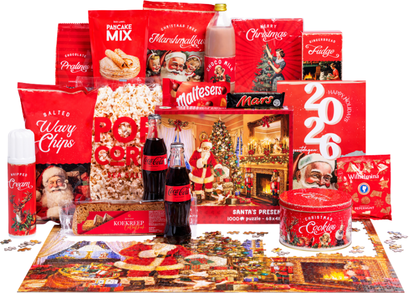 Kerstpakket Puzzel Uren