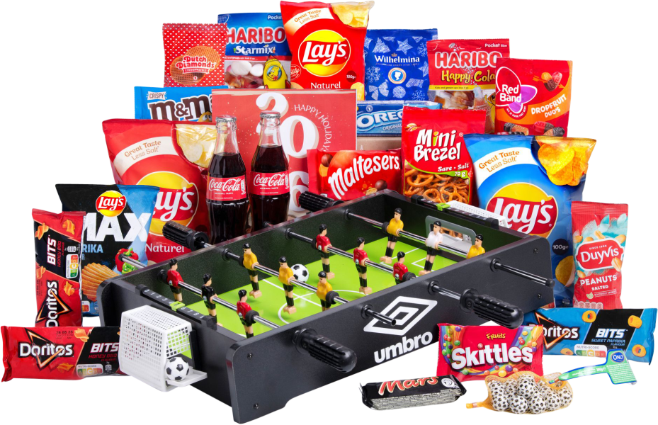 Kerstpakket Snacktopper Showdown
