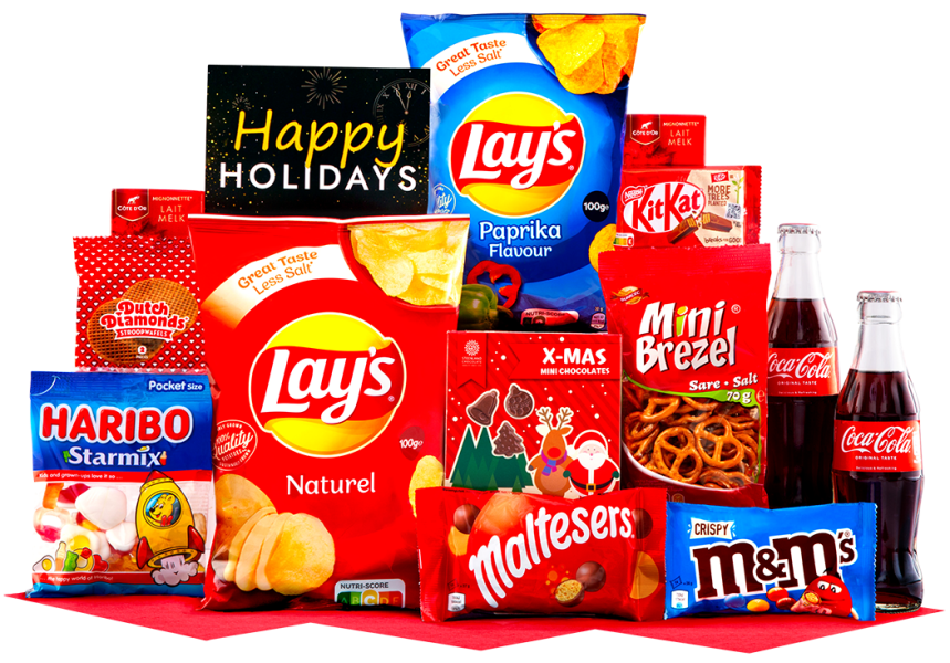 Kerstpakket Vrolijk Gekleurd