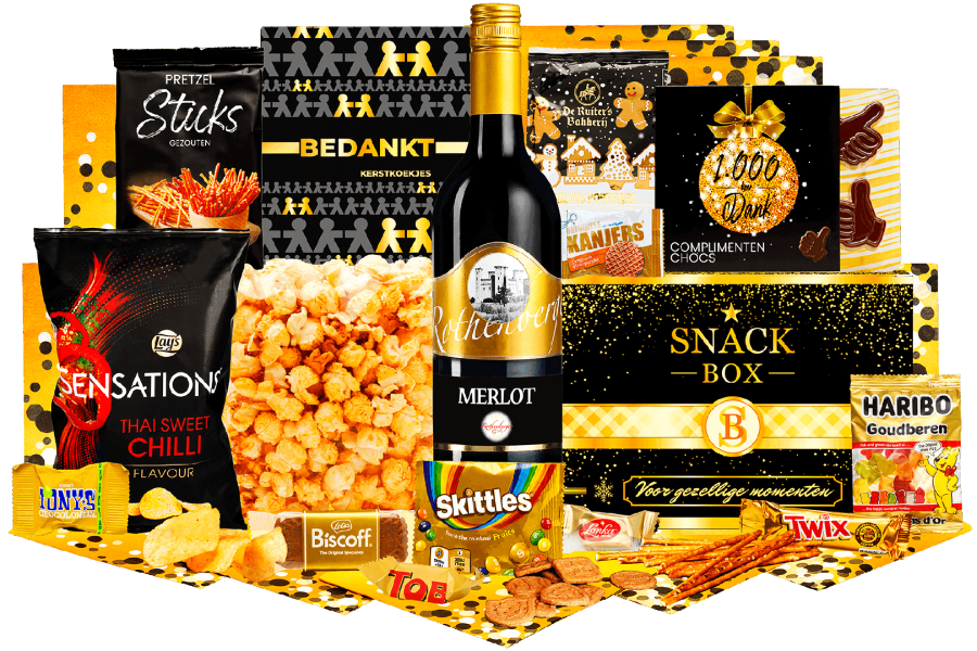 Kerstpakket Snackfestijn Deluxe