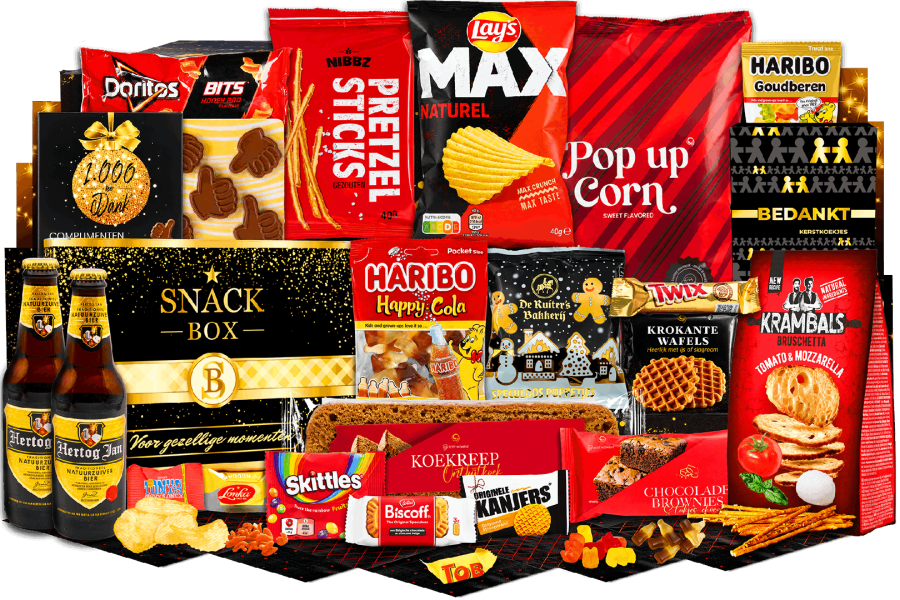 Kerstpakket Zoete Snack Parade