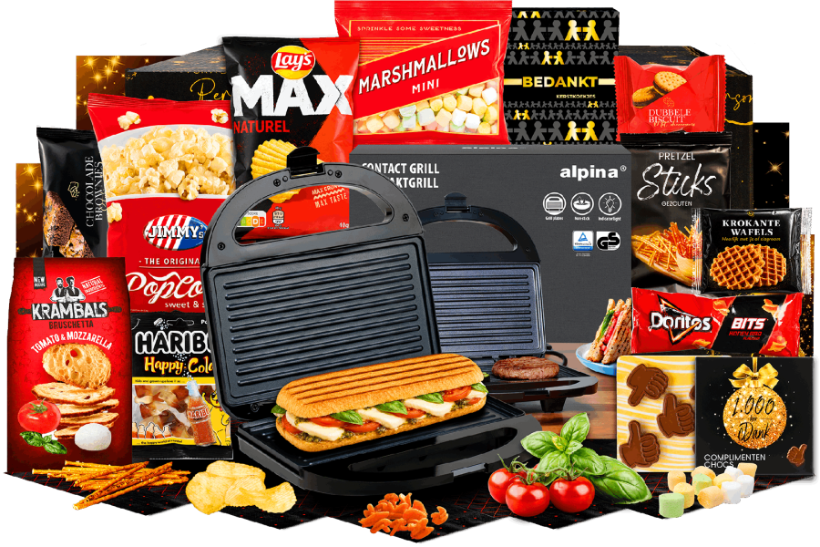 Kerstpakket Feestelijk Smikkelen