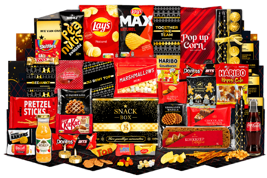 Kerstpakket Bomvol Snackpret