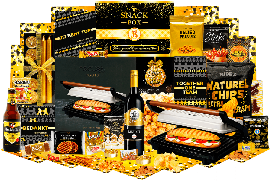 Kerstpakket Gezellig Snackspel