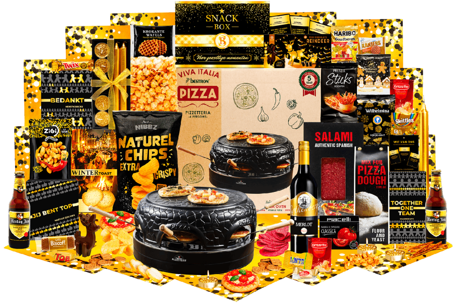 Kerstpakket Pizza Plezier Spel