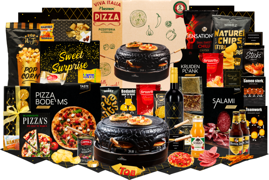 Kerstpakket Pizza Met Vrienden