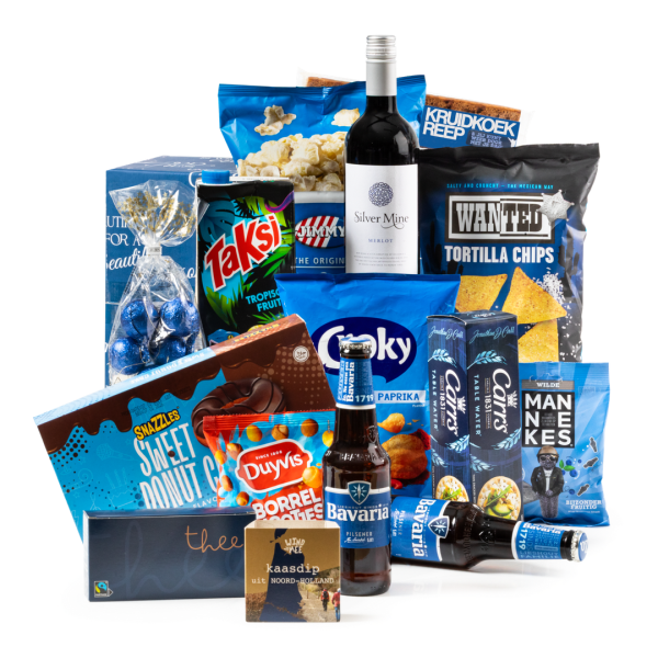Kerstpakket Blauw Gekleurd