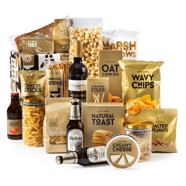 Kerstpakket Goud Deluxe