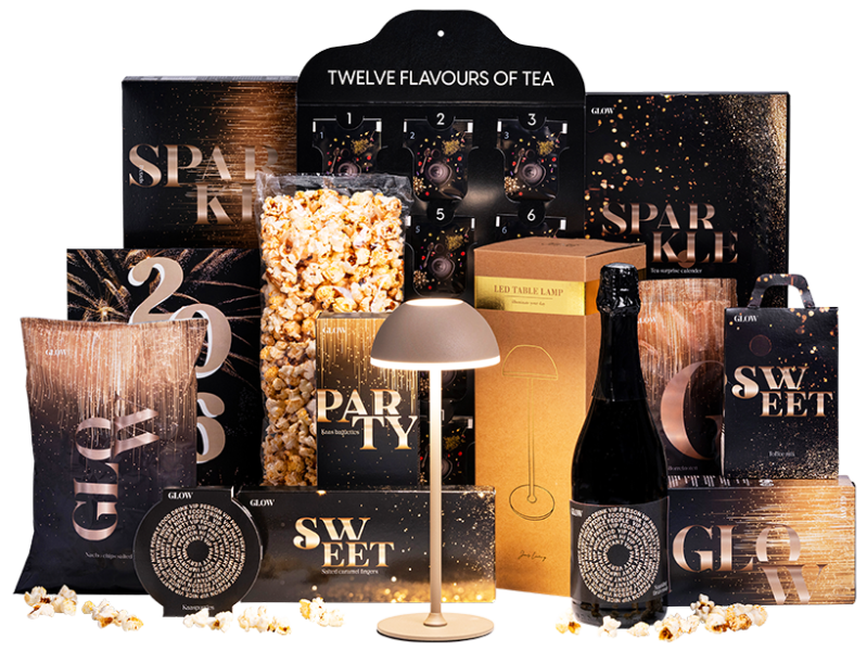 Kerstpakket Glinsterend Goud