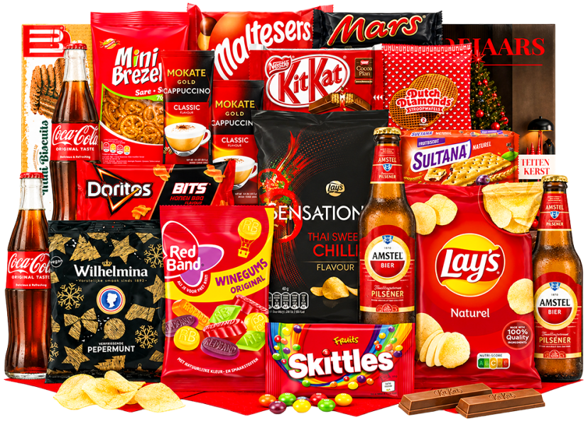 Kerstpakket Knalrood Lekkers