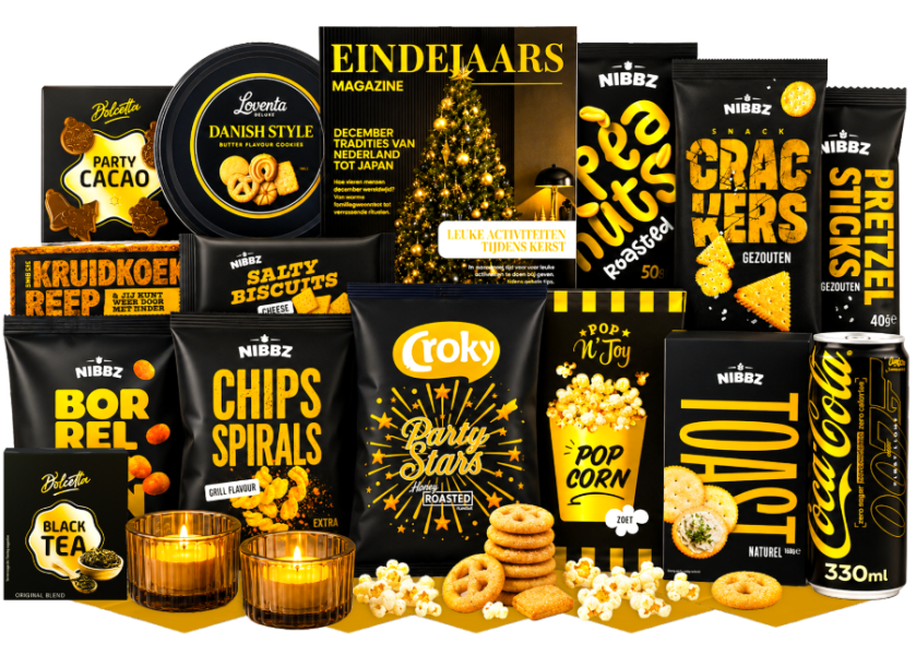 Kerstpakket Lichtjes Knabbelpret