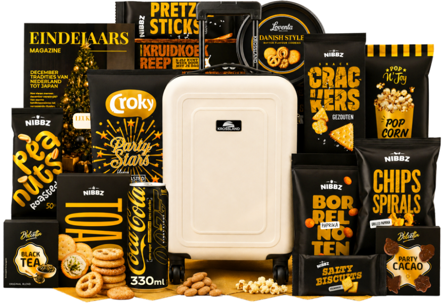 Kerstpakket Op Wieltjes