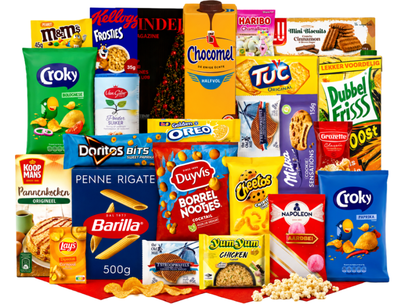Kerstpakket Feestelijk Gevuld