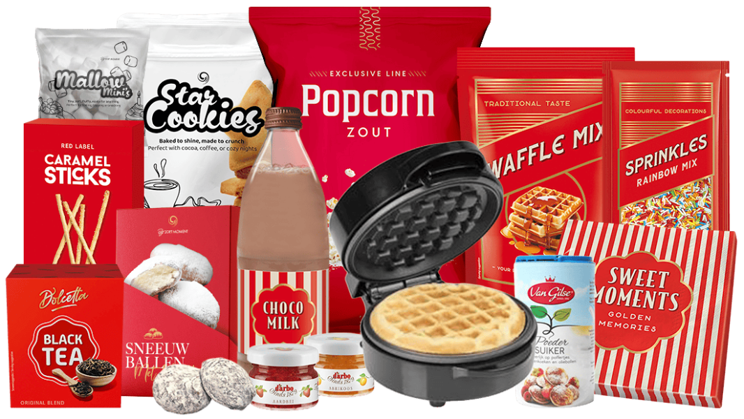Kerstpakket Wafel Geluk Thuis