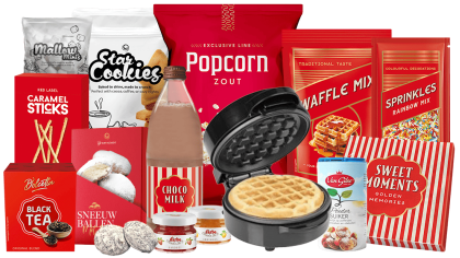 Kerstpakket Wafel Geluk Thuis