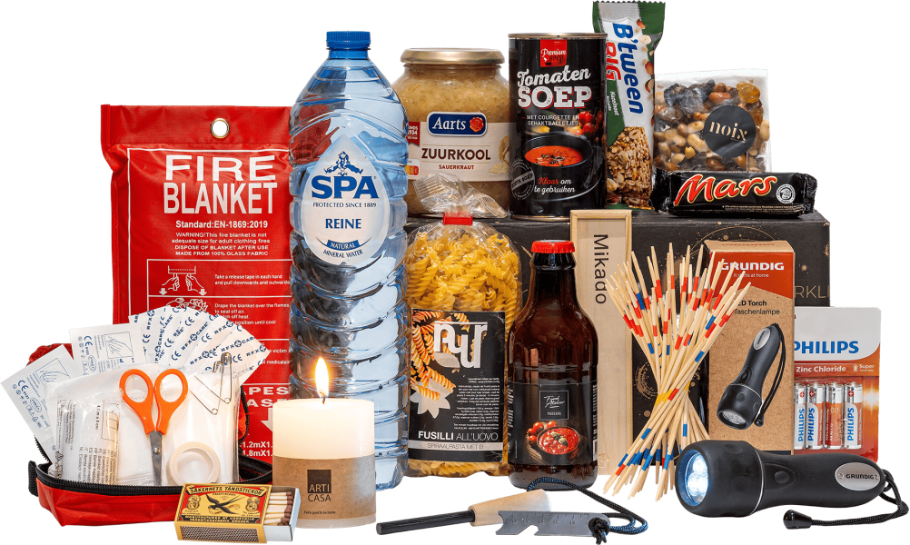Kerstpakket Santa's Noodgeval Kit