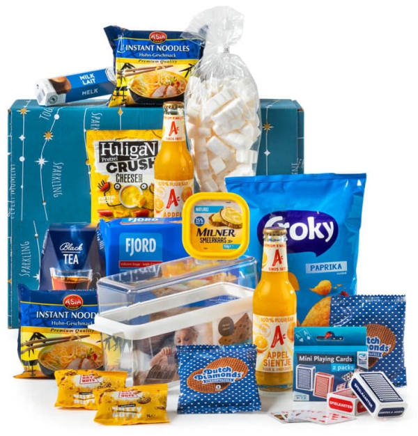 Blauwe kerstpakketten bestellen 2025