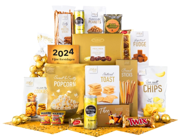 Gele kerstpakketten bestellen 2025