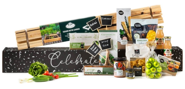 Biologisch kerstpakket met verse kruiden zonder kunstmatige toevoegingen