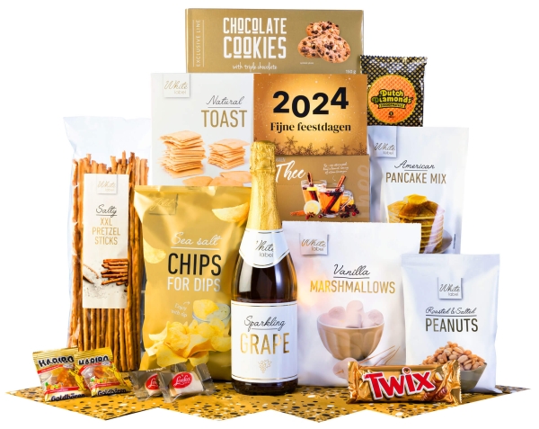 Gele kerstpakketten bestellen 2025