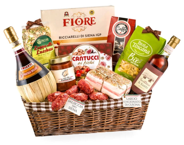 Italiaans kerstpakket met heerlijke Italiaanse delicatessen