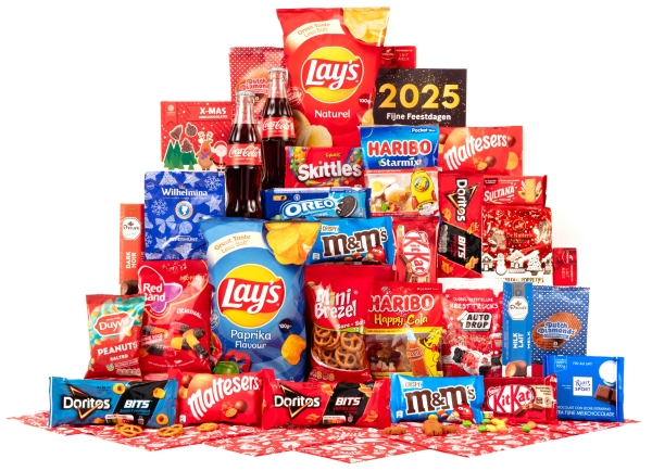 Kerstpakket A-merken met smaakvolle producten van topkwaliteit.