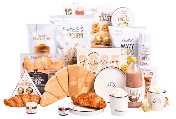 Kerstpakket apart met een duidelijk thema.