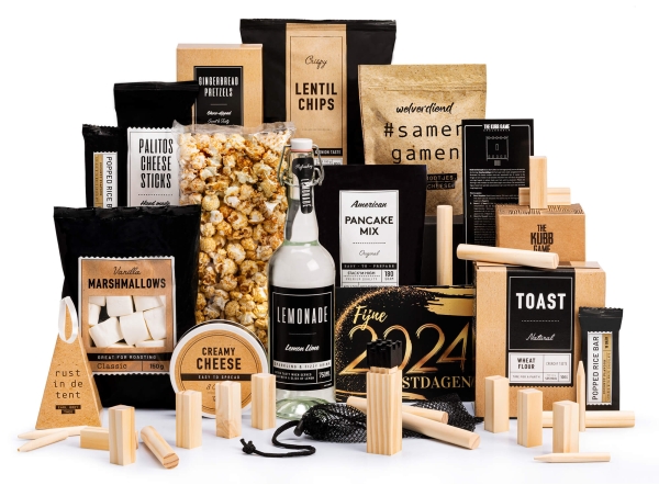 Kerstpakket met spel voor een gezellige kerstavond