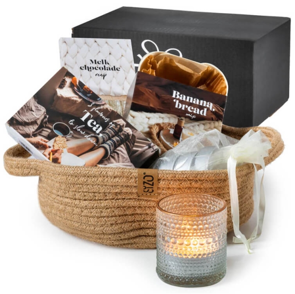 Thee kerstpakket om te genieten van een ontspannen avond