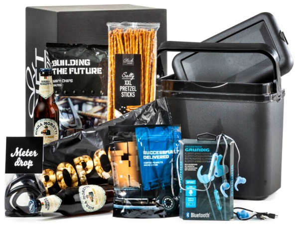 Koelbox kerstpakket voor een lange reis, feestje of picknick