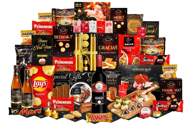 Luxe kerstpakketten gevuld met heerlijke exclusieve etenswaren