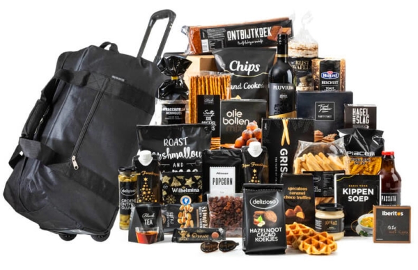 Weekendtas op reis kerstpakketten voor een gezellig uitje