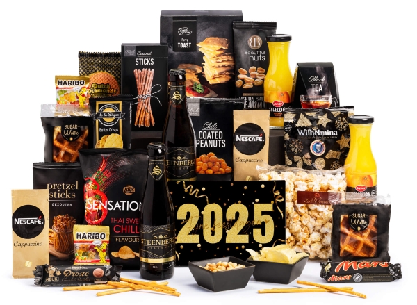 Populair kerstpakket met luxe en unieke producten.