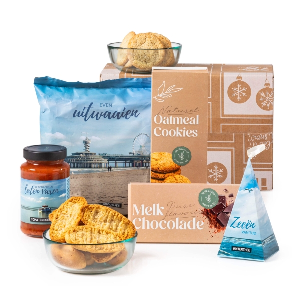 Strand kerstpakket voor een vakantiegevoel in de winter 